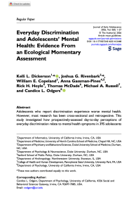 Dickerson et al 2026 RAISEeverydayDiscrimination